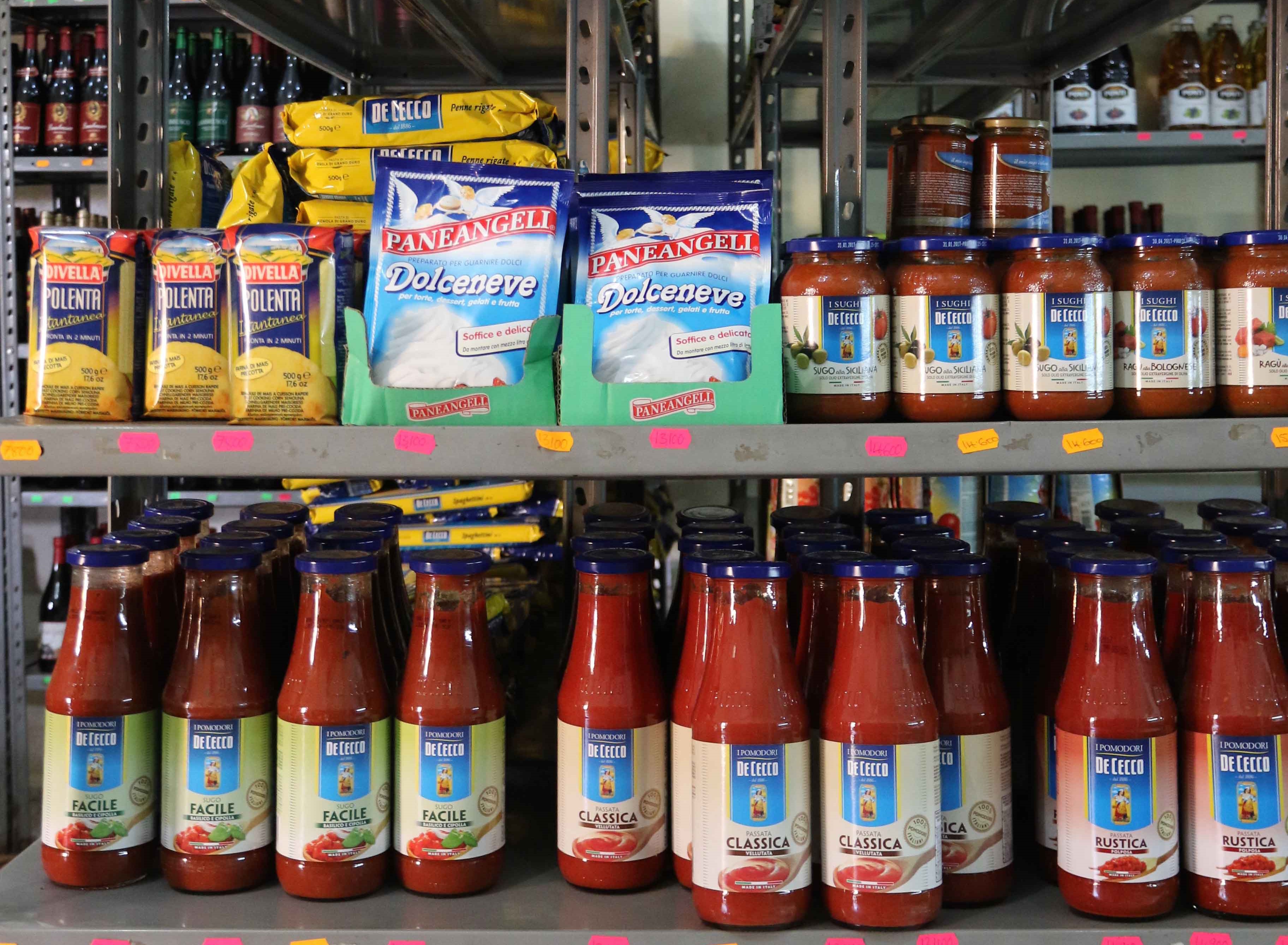 The Italian Shop in the Italian Restaurant 